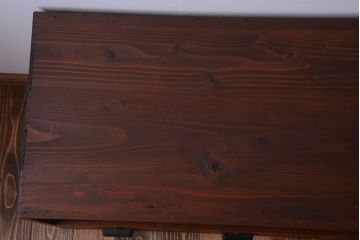 アンティーク家具　和製アンティーク　引き出し付き!鉄脚衣装箪笥ローボード