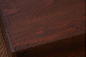 アンティーク家具　和製アンティーク　引き出し付き!鉄脚衣装箪笥ローボード