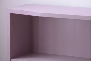 アンティーク家具　アンティークペイント　変わり型!かわいい飾り棚