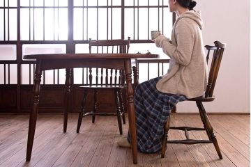 和製アンティーク　腰板欅材!上質な高級ガラス戸4枚セット