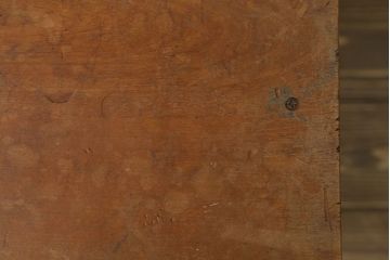 ヴィンテージ家具　ビンテージ　古い木のレトロな角スツール2脚セット