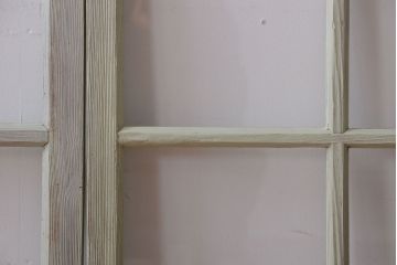 アンティークペイント　爽やかなガラス戸3枚セット(窓)