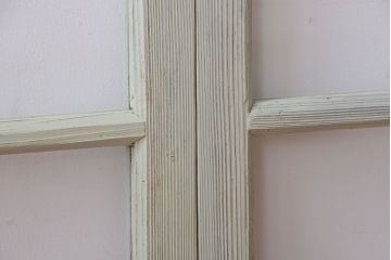 アンティークペイント　爽やかなガラス戸3枚セット(窓)