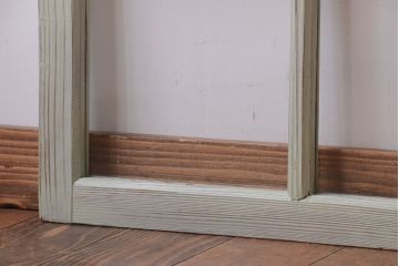 アンティークペイント　爽やかなガラス戸3枚セット(窓)