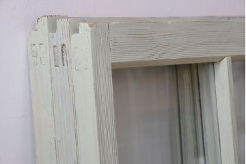 アンティークペイント　爽やかなガラス戸3枚セット(窓)