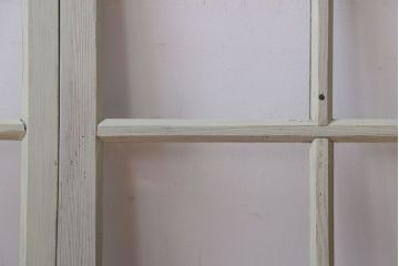 アンティークペイント　爽やかなガラス戸3枚セット(窓)