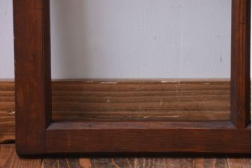 和製アンティーク　古い木のシンプルなガラス戸(窓)