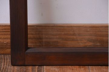 和製アンティーク　古い木のシンプルなガラス戸(窓)