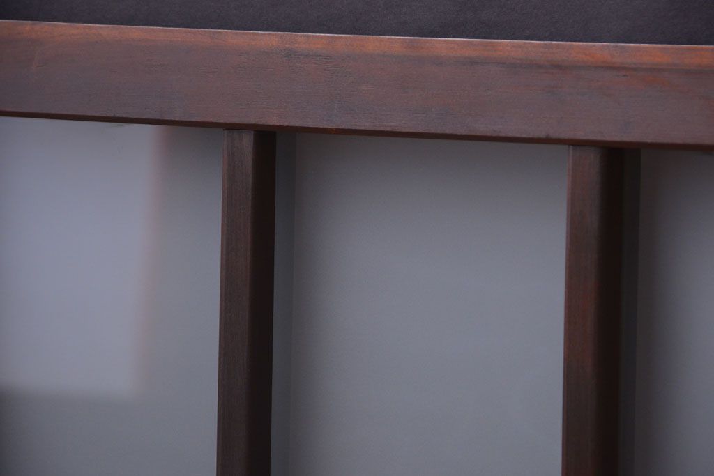 和製アンティーク　すりガラス使用!古い横長ガラス戸(窓)