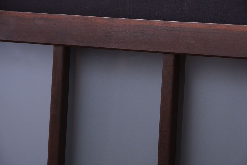 和製アンティーク　すりガラス使用!古い横長ガラス戸2枚セット(窓)