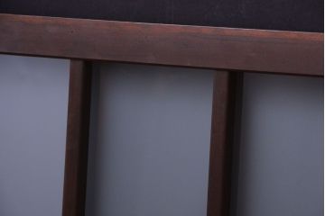 和製アンティーク　すりガラス使用!古い横長ガラス戸2枚セット(窓)