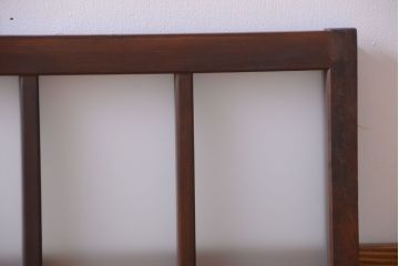 和製アンティーク　すりガラス使用!古い横長ガラス戸2枚セット(窓)
