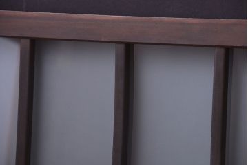 和製アンティーク　すりガラス使用!古い横長ガラス戸2枚セット(窓)(2)