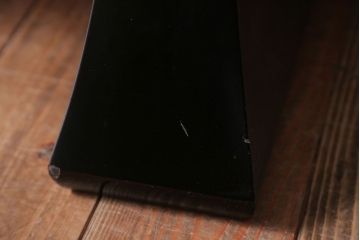 アンティーク雑貨　高級品　輪島塗沈金作家川端光峰作　鶴沈金蒔絵衝立(定価約200万円)
