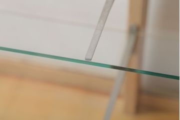 ヴィンテージ家具　昭和レトロ　鉄脚付きビンテージガラスケース(ショーケース)