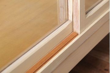 ヴィンテージ家具　昭和レトロ　鉄脚付きビンテージガラスケース(ショーケース)