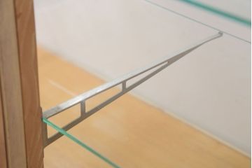 ヴィンテージ家具　昭和レトロ　鉄脚付きビンテージガラスケース(ショーケース)