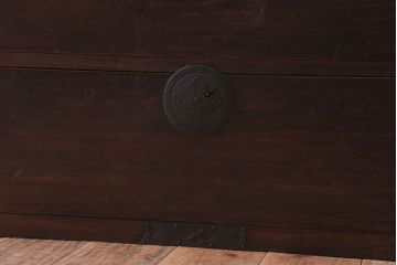 アンティーク家具　古民具・骨董　シンプルなアンティーク時代箪笥テレビボード(ローボード)(1)