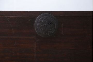 アンティーク家具　古民具・骨董　シンプルなアンティーク時代箪笥テレビボード(ローボード)(2)