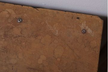 ヴィンテージ家具　ビンテージ　古い木のレトロな角スツール2脚セット(2)