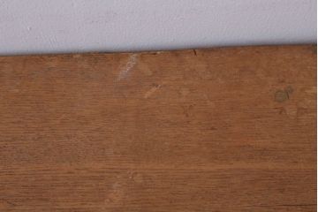 レトロ家具　昭和レトロ　古い学校の木製アンティーク角スツール2脚セット(3)