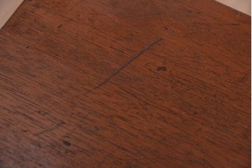 アンティーク家具　アンティーク　天板一枚板!横長鉄脚テーブル(1)