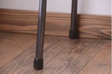 アンティーク家具　アンティーク　天板一枚板!横長鉄脚テーブル(2)