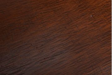 アンティーク家具　アンティーク　天板一枚板!シンプルな横長鉄脚テーブル(2)