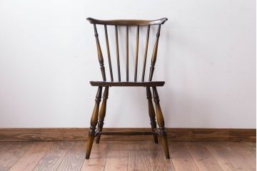 アンティーク家具　イギリスアンティーク　アーコール　スティックバックチェア(2)