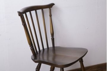 アンティーク家具　イギリスアンティーク　アーコール　スティックバックチェア(3)