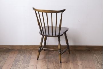 アンティーク家具　イギリスアンティーク　アーコール　スティックバックチェア(3)