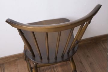 アンティーク家具　イギリスアンティーク　アーコール　スティックバックチェア(3)