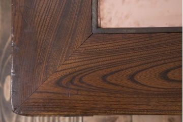 アンティーク雑貨　古民具・骨董　総欅材!重厚な高級関西火鉢