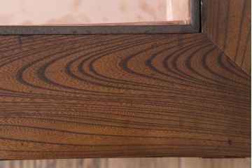 アンティーク雑貨　古民具・骨董　総欅材!重厚な高級関西火鉢