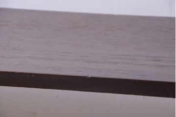 アンティーク家具　アンティーク　天板一枚板!シンプルな横型鉄脚テーブル(2)