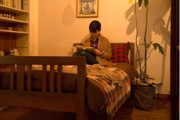 アンティーク家具　アンティーク　古い木のレトロなベッドフレーム(1)