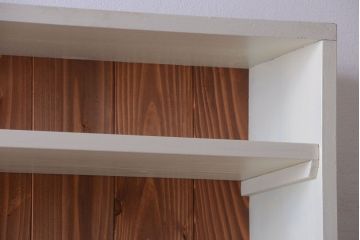 アンティーク家具　アンティーク　店舗什器におすすめ!大きなペイント陳列棚(収納棚)(1)