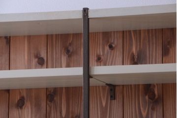 アンティーク家具　アンティーク　店舗什器におすすめ!大きなペイント陳列棚(収納棚)(1)