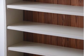 アンティーク家具　アンティーク　店舗什器におすすめ!大きなペイント陳列棚(収納棚)(1)