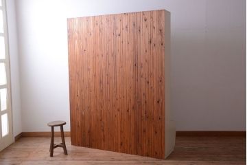 アンティーク家具　アンティーク　店舗什器におすすめ!大きなペイント陳列棚(収納棚)(1)