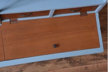 アンティーク家具　アンティーク　店舗什器におすすめ!大きなペイント陳列棚(収納棚)(2)