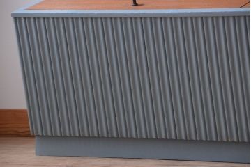 アンティーク家具　アンティーク　店舗什器におすすめ!大きなペイント陳列棚(収納棚)(2)