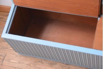 アンティーク家具　アンティーク　店舗什器におすすめ!大きなペイント陳列棚(収納棚)(2)