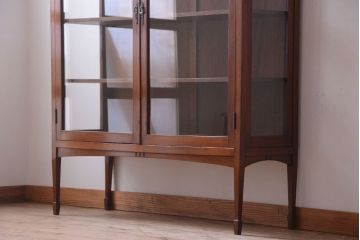 アンティーク家具　大正ロマン　日本製　象嵌入り!アンティーク高級収納棚