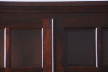 中古　北海道民芸家具　大きな食器棚(カップボード)