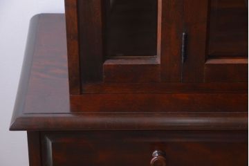 中古　北海道民芸家具　大きな食器棚(カップボード)