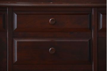 中古　北海道民芸家具　大きな食器棚(カップボード)