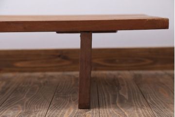 アンティーク家具　和製アンティーク　古い木が味わい深い天板一枚板の裁ち板(2)