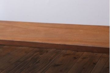 アンティーク家具　和製アンティーク　古い木が味わい深い天板一枚板の裁ち板(2)