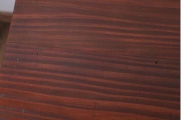 アンティーク家具　アンティーク　天板無垢板の鉄脚テーブル(机・デスク)